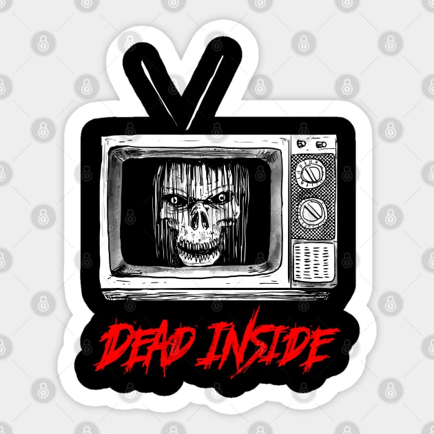 Dead Inside Sticker by DeathAnarchy